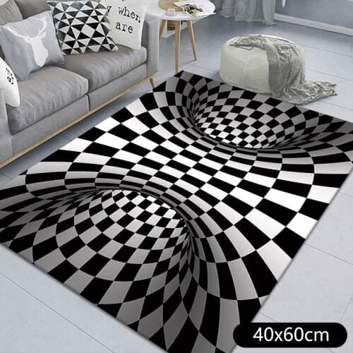 3D Halloween Carpet Clown Trap Visual Carpet Horror Home Carpet Living Room Bedroom Floor Mat Sewer Manhole Cover Clown 2022
