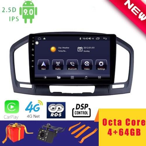 9" Android 10.0 Car Multimedia Player Stereo for Buick Regal 2009~2013 Navigation Head Unit Octa Core DSP 2.5D+IPS 4G Carplay