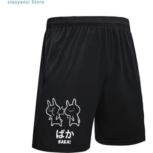 Baka Rabbit Slap shorts Anime Japanese Cute sportswear pants Novelty Cute Japan joggers shorts