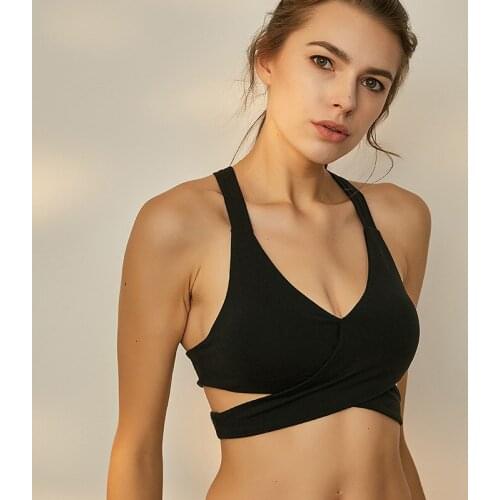 Yoga Bra Tops Women Sports Brathable Push Up Female Gym Fitness Beautiful Back Shockproof Underwear Seamless Running Bra