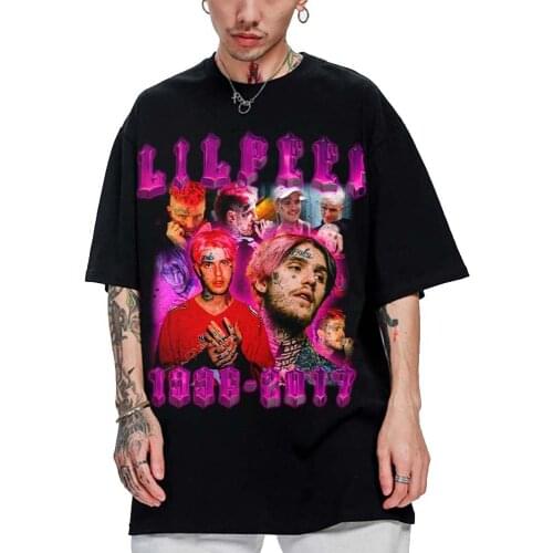 New LILPEEP T Shirt High Quality Cotton Punk T-Shirt Men Black Tshirt Hip Hop Tops Print T Shirts Woman Tshirts