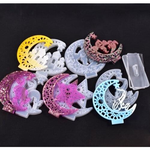 Crystal Epoxy Mold Funny Series Exhibition Board Exhibition Board Base Swing Table Jewelry Silicone Mold