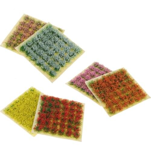 Lot 72 Plastic Flower Cluster Toy Model Train Layout, The Wargame