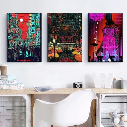 Cyberpunk Style Art Vintage Classic Creativity Surrealism Modern Posters Print Painting Canvas Art Wall Pictures Home Decoration