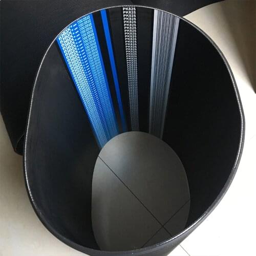 2PC Machine Transmission Rubber Belt PK825 Carpentry push saw drive belt - main motor belt of chainsaw