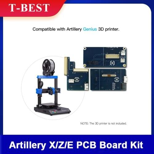 Artillery X/Z/E PCB Board Kit Replacement Adapter Board with Cable Compatible with Sidewinder X1/Genius 3D Printer