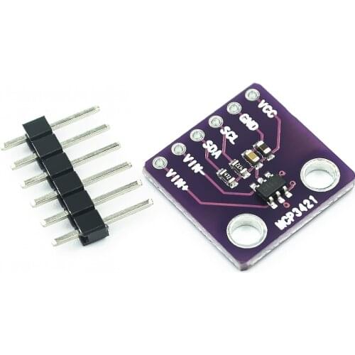 MCP3421 I2C SOT23-6 delta-sigma ADC Evaluation Module Board For PICkit Serial Analyzer Module