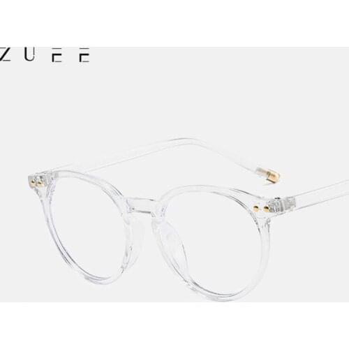 Fashionable Glasses Frame for Women Vintage Blue Light Computer Men Spectacle Round Optical Eyewear