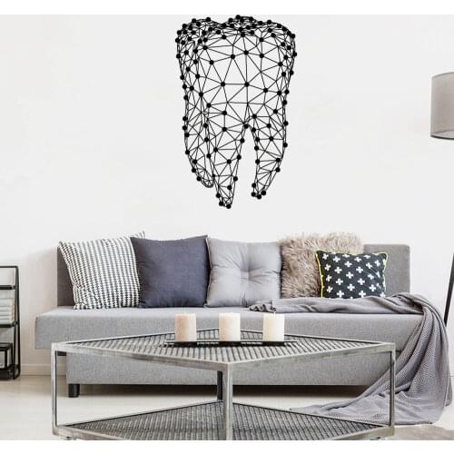 Teeth Care Wall Sticker Dental Clinic Vinyl Wall Decal Tooth Shop Decoration Wallpaper Mural Removable Quote Window Decal DW8787