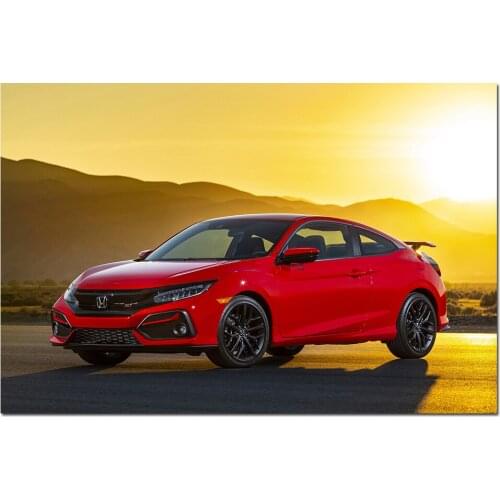 Wall Art Canvas Painting Civic Si Car Posters and Prints Wall Picture For Living Room Decor