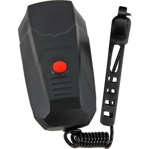 NEW Electronic 5 Modes Cycling Horns Cycle Bike Bicycle Handlebar Ring Bell Horn Impression Riding Horn A52 (Black)