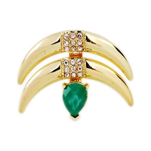 Bulk Price 2016 New Fashion Multi-function Women Earrings Accessories Crystal Green Water Drop Charming Earrings Cheap