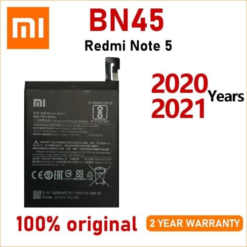 Xiao Mi Original 4000mAh BN45 Battery For Xiaomi Redmi Note 5 Note5 Smart Phone High Quality Batteries With Tracking Number