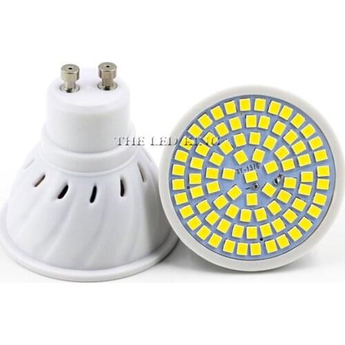 LED Spotlight GU10 E27 MR16 Led Lamp 4W 6W 8W 2835SMD AC/DC 220V 48Leds 60Leds 80Leds LED Bulb Lighting Lampara Spot Light