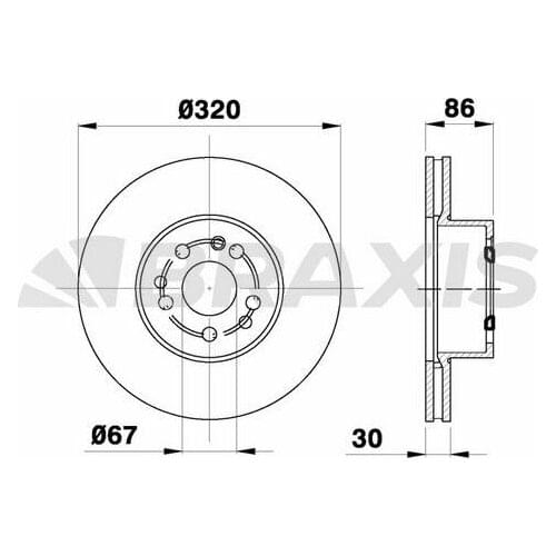 BRAKE DİSKİ ON S-CLASS W140 9398 CITROEN C140 9299 1404210312