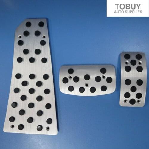 TTCR-II High quality non slip sport AT pedals for Mitsubishi Pajero accelerator gas brake footrest pedal pad Car Stickers