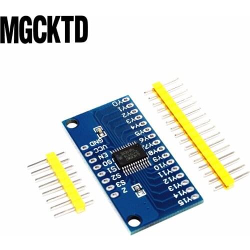 Megmoki 10pcs CD74HC4067 High Speed CMOS 16 Channel Analog Multiplexer Analog / Digital in stock