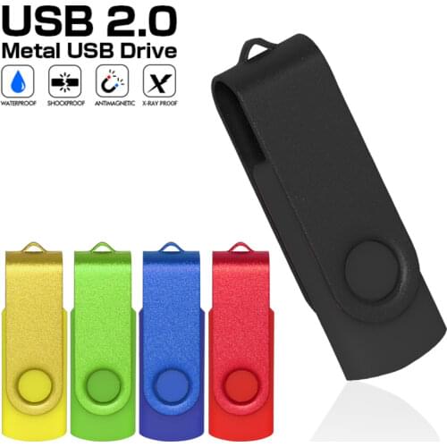 Colour USB Flash Drive Pen Drive 4GB 8GB 16GB 32GB 64GB 128GB Memory Stick Waterproof USB Stick Gift Custom LOGO