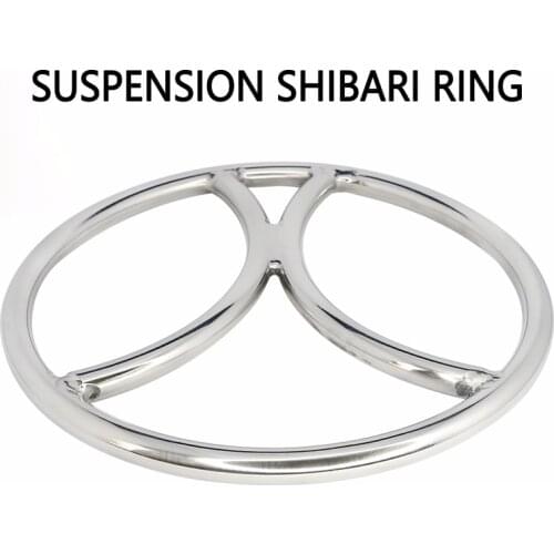 Japanese Stainless Steel Training Shibari Ring Suspension Bondage Gear Accessories Ring Chastity Device BDSM Game Sex Toys 05