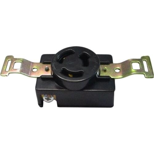 Gasoline diesel generator parts copper plug 168F / 170F / 188f / 1-8kw panel single phase anti dropping plug adapter socket