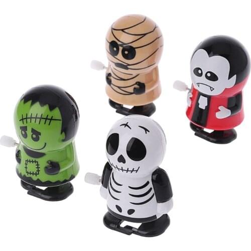 Y55B Halloween Clockwork Jumping Ghost Toy Mechanic Educational Game Prank Decoration