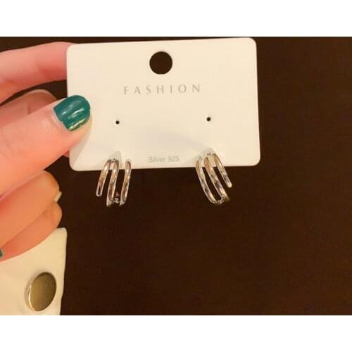 Zeojrlly Classic Women Dangle Earrings Korean Style Simple Earrings Fashion Jewelry Female Simple Elegant Earrings