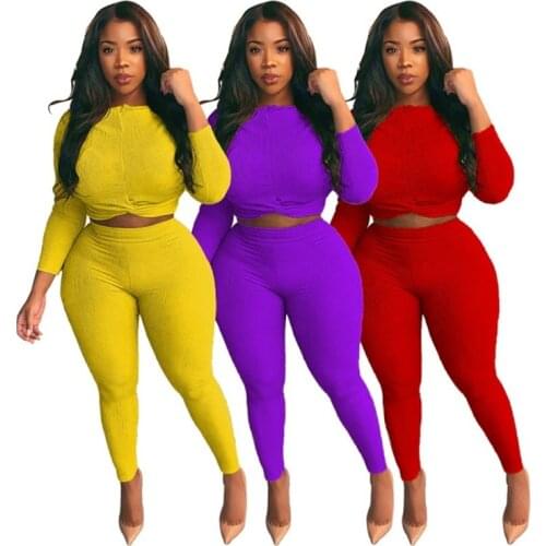 Plus Size L-4XL Two Piece Set Women High Stretch Crop Top Stacked Leggings Casual Jogger Fitness Outfit Wholesale Dropshipping