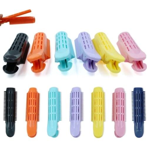 1pc Hair Roots Fluffy Hair Curlers Rollers Sleeping Plastic Heatless Roller Clips Natural Fluffy Hair Root Clip Hairstyling Tool
