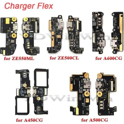 1pcs Usb Charger Dock Connector For ASUS Zenfone 2 4 5 6 ZE550ML ZE500CL A450CG A500CG Charging Port Flex Cable Repair Parts
