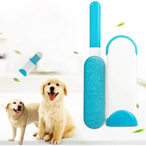 3PCS/Set Pet Hair Remover Brush Reusable Quick Makeup Remover Clothes Portable Brush Dog Hair Paste Device Cleaning Brush Tool