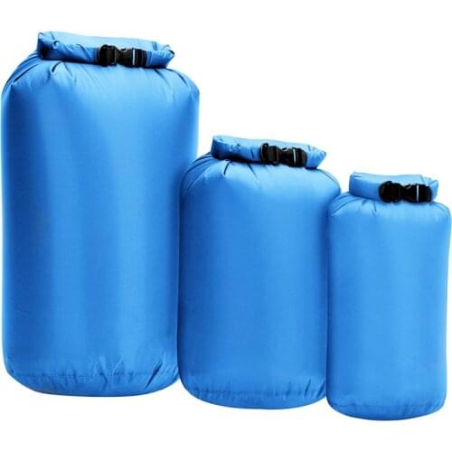 3pcs Set 8L 40L 70L Waterproof Dry Bag Pack Sack Swimming Rafting Kayaking River Trekking Floating Boating Sailing Canoing