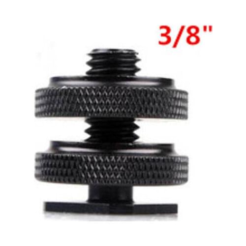 3/8 Inch Tripod Mount Screw To Flash Camera Hot Shoe Adapter