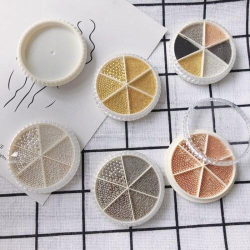 DIY jewelry accessories different color specifications rice beads nail art decorative jewelry materials