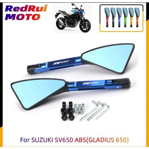 For SUZUKI SV650 SV650ABS(GLADIUS 650) Aluminum CNC Motorcycle Side Mirror rearview Mirrors Motorcycle Accessorie