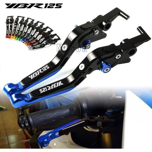 For Yamaha YBR125 YBR 125 2005-2014 2006 2007 2008 2009 Motorcycle CNC Aluminum Brake Clutch Lever Adjustable Folding Extendable