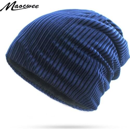 Brand Womens Hat Skullies Beanies Polyester Knitted Hats Winter Warm Velvet Neck Scarf and Beanies Hats For Women