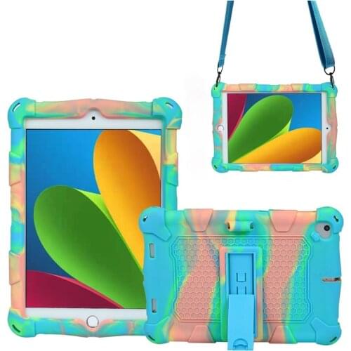Colorful Silicone Full Protection Case for IPad 2019 Mini 5 4 7.9 Inch mini 1/2/3 Case for Children Kids Tablet Anti-fall Cover