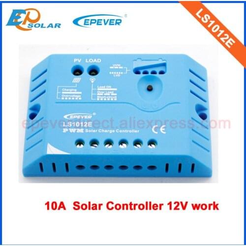 EPEVER series PWM solar battery regulator LS1012E 10A only 12V battery charger system work EPsolar