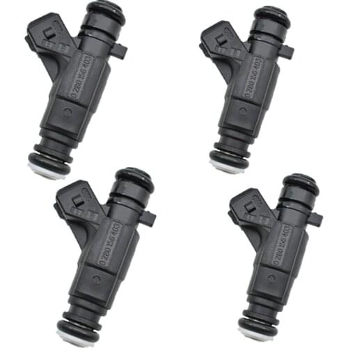 4pc/lot Fuel Injector Nozzle 0280156403 For V-W FOX / POLO / GOL / GOLF / VOYAGE / SPACEFOX / SAVEIRO 4 holes