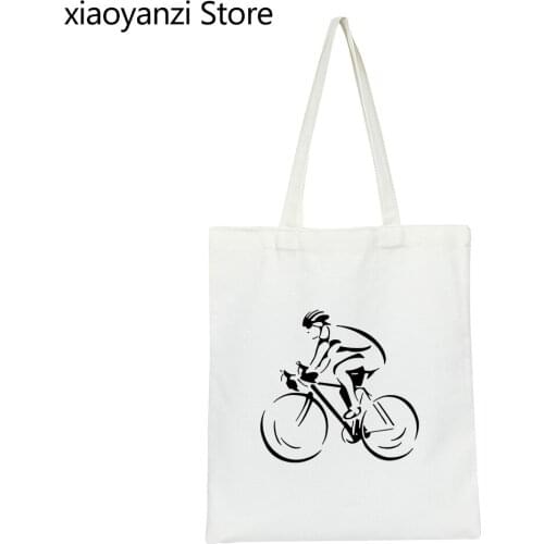 Hot Fashion Solid Shoulder Bags Handbags Cyclist Bicycle Cycle Sporter Transport Hobby Biker Cycler Eco Reusable Shopping Bag