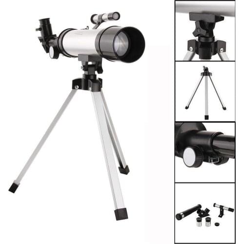 HD Monocular 150X Astronomical Telescope with Portable Tripod Adjustable Lever for Travel Spotting Scope Watching