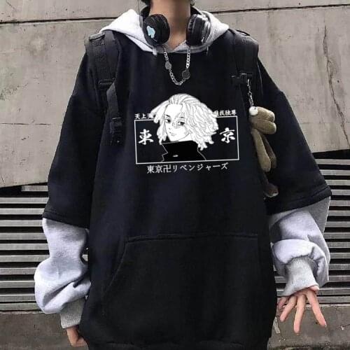 New Anime Tokyo Revengers Pullover Sweatshirt Costume Hoodies Harajuku Sudadera Hombre
