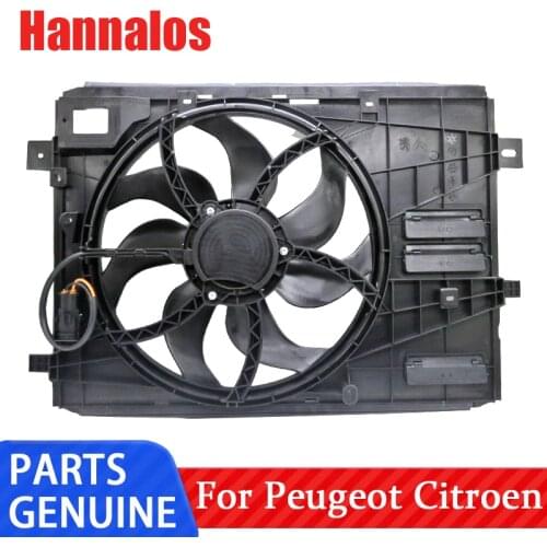 Suitable for brand new 408 308 4008 5008 Citroen Tianyi C5 water tank motor electronic fan assembly