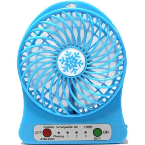 Portable 5W Outdoor LED Light Fan Air Cooler Desk USB Fan Without 18650 Battery dropshipping