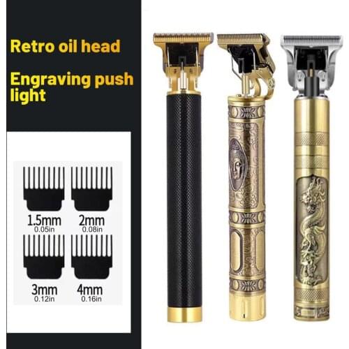 Professional Mens Hair Clipper Dragon Rechargeable Shaver Beard Trimmer Hair Cutting Machine Barber