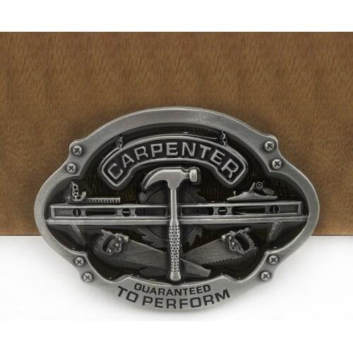 BuckleClub wholesale retro zinc alloy carpenter tool belt buckle western jeans gift belt buckle FP-03740 for 4cm width belt