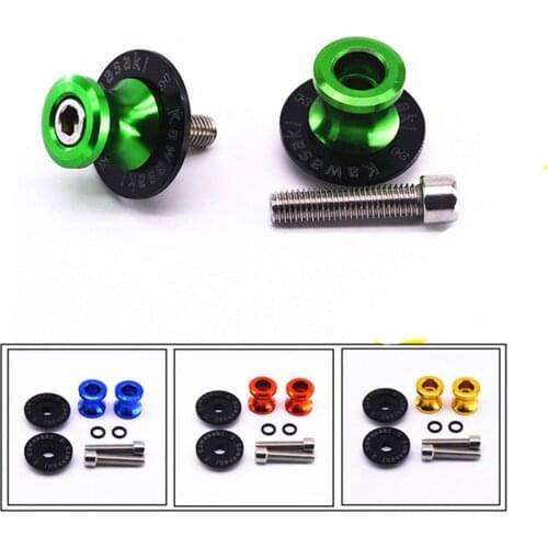 Motorcycle starting nail M10 Screws Swingarm Spools Slider For KAWASAKI Z800 Z1000 Z1000SX ZX6R ZX10R ZX-6R Z1000 SX ZX-10R