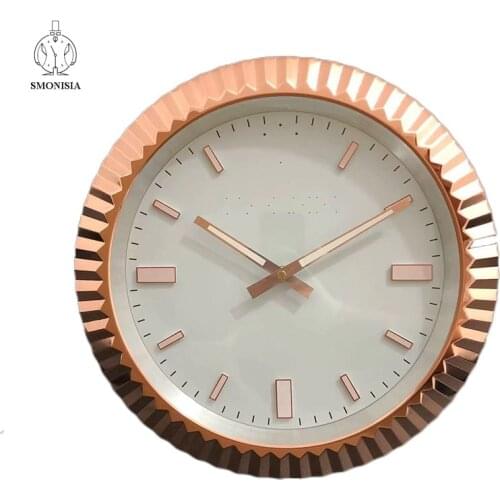 Luxury clock Wall Watch Clock Metal Art Large Metal Cheap Home Decor Calendar Relogio Clock