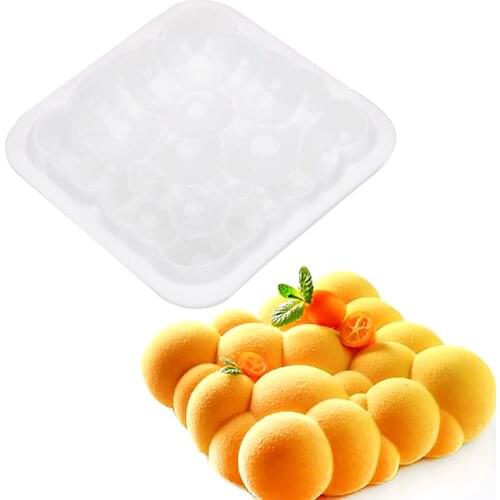 Cake Fondant Jelly Biscuit Mold Irregular Cloud Design Baking Tools Bakeware DIY Silicone Cake Mold