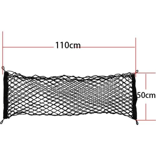 Universal Car Auto Trunk Luggage Cargo Net Elastic Storage Nylon Organizer Mesh Nets For NISSAN Car Accessories